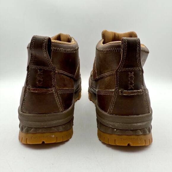 Twisted X Mens Work MXCC004 Composite Toe Boots US 9.5 Wide Brown Leather GUC main image 4